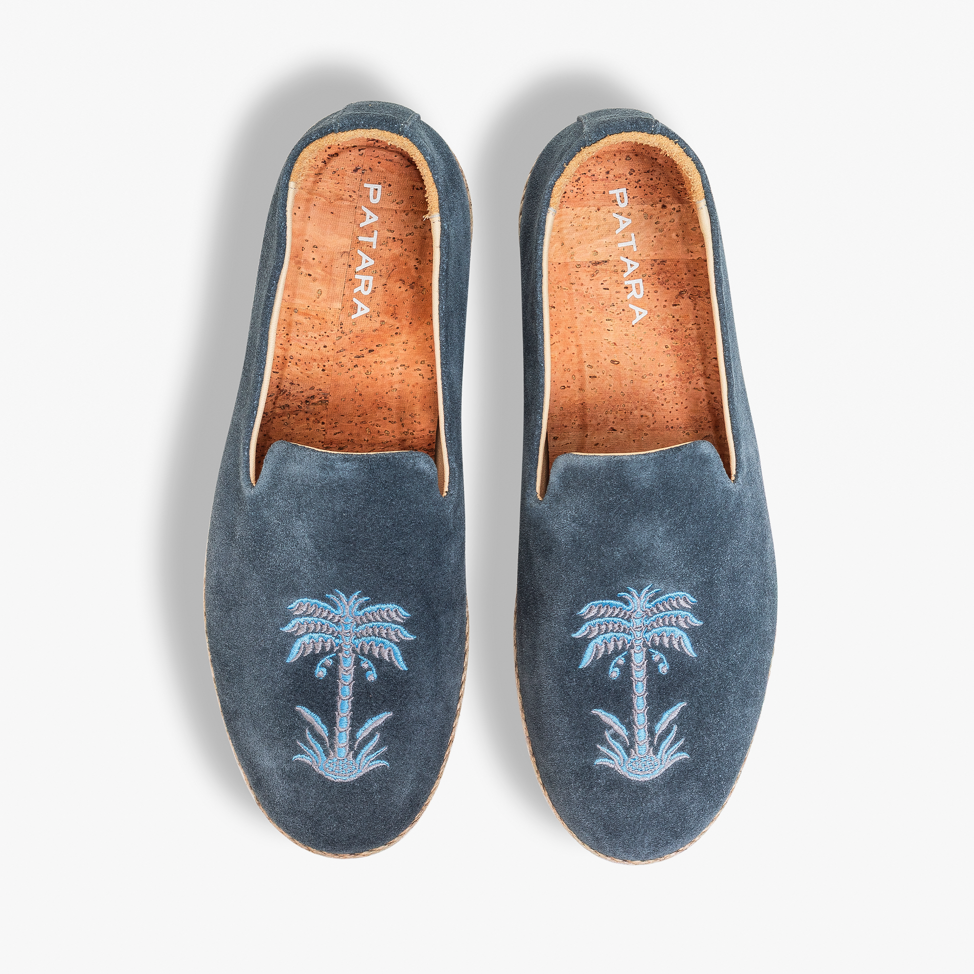 Blue Palm Smoking Slipper – Patara Shoes display picture 1