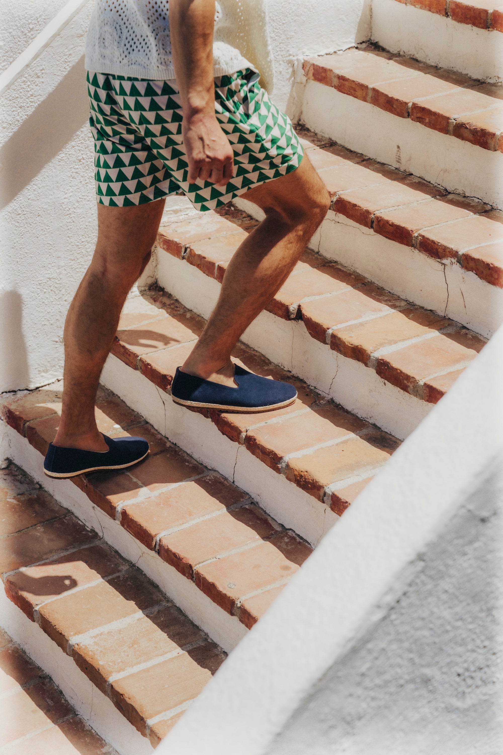 Navy Smoking Slipper