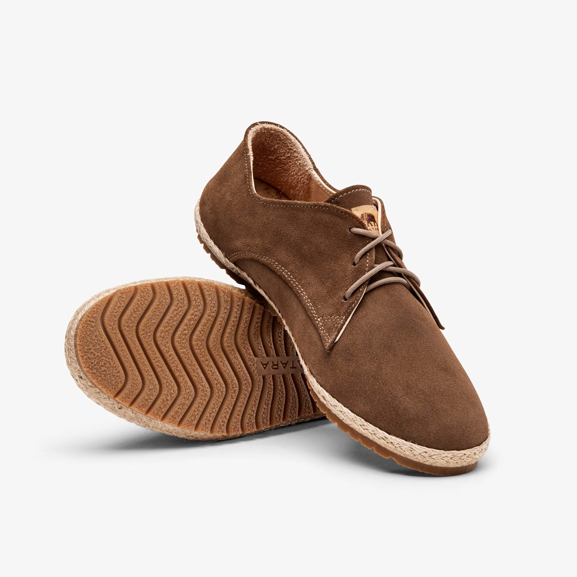Patara Nomad Shoes Mens Size 9 Geometric Multicolor Tan Peach Beige Lace Up Eco-Friendly Travel Shoes - Light Brown Suede Nomad | Patara  main image 4