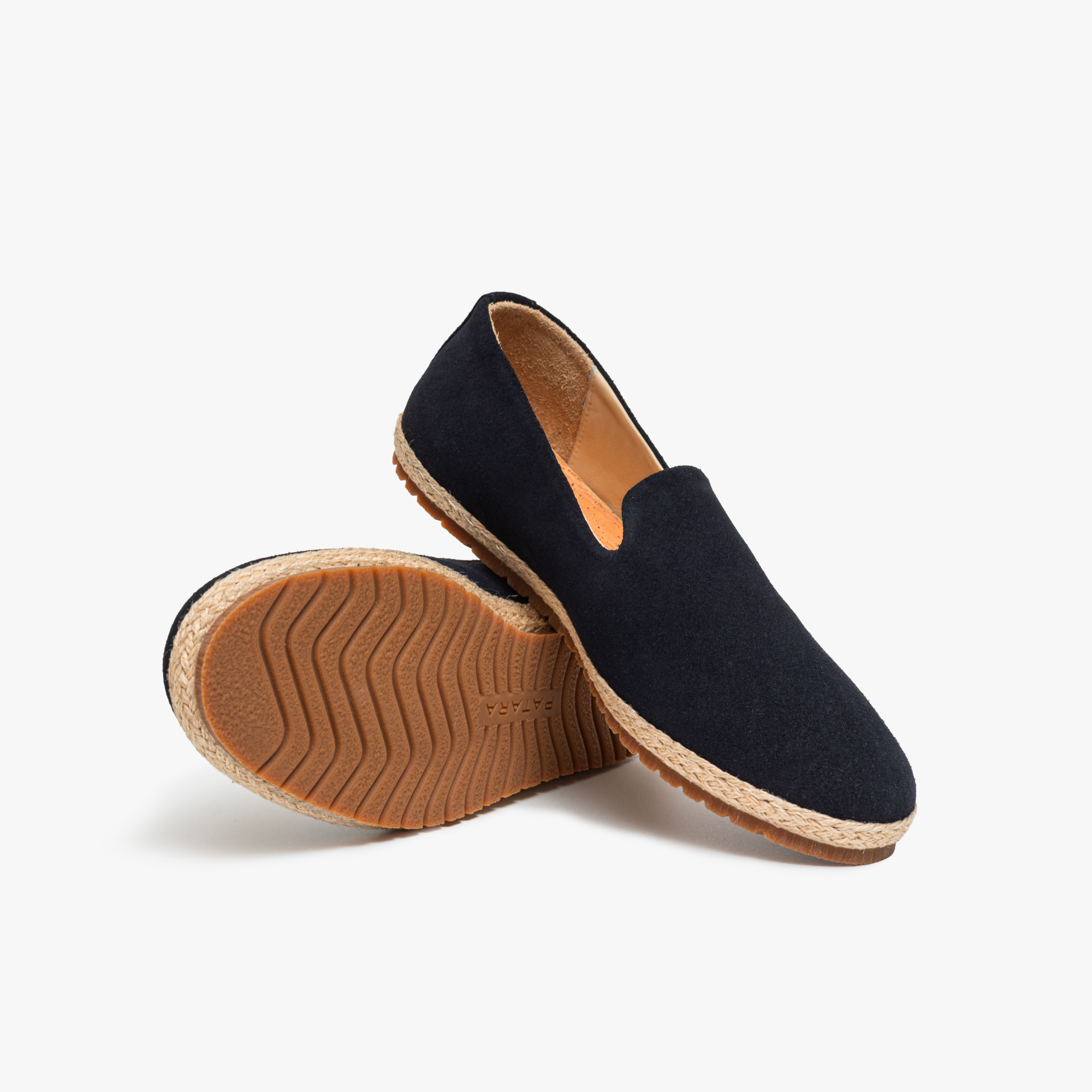 Navy Smoking Slipper – Patara Shoes