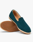 Teal Smoking Slipper