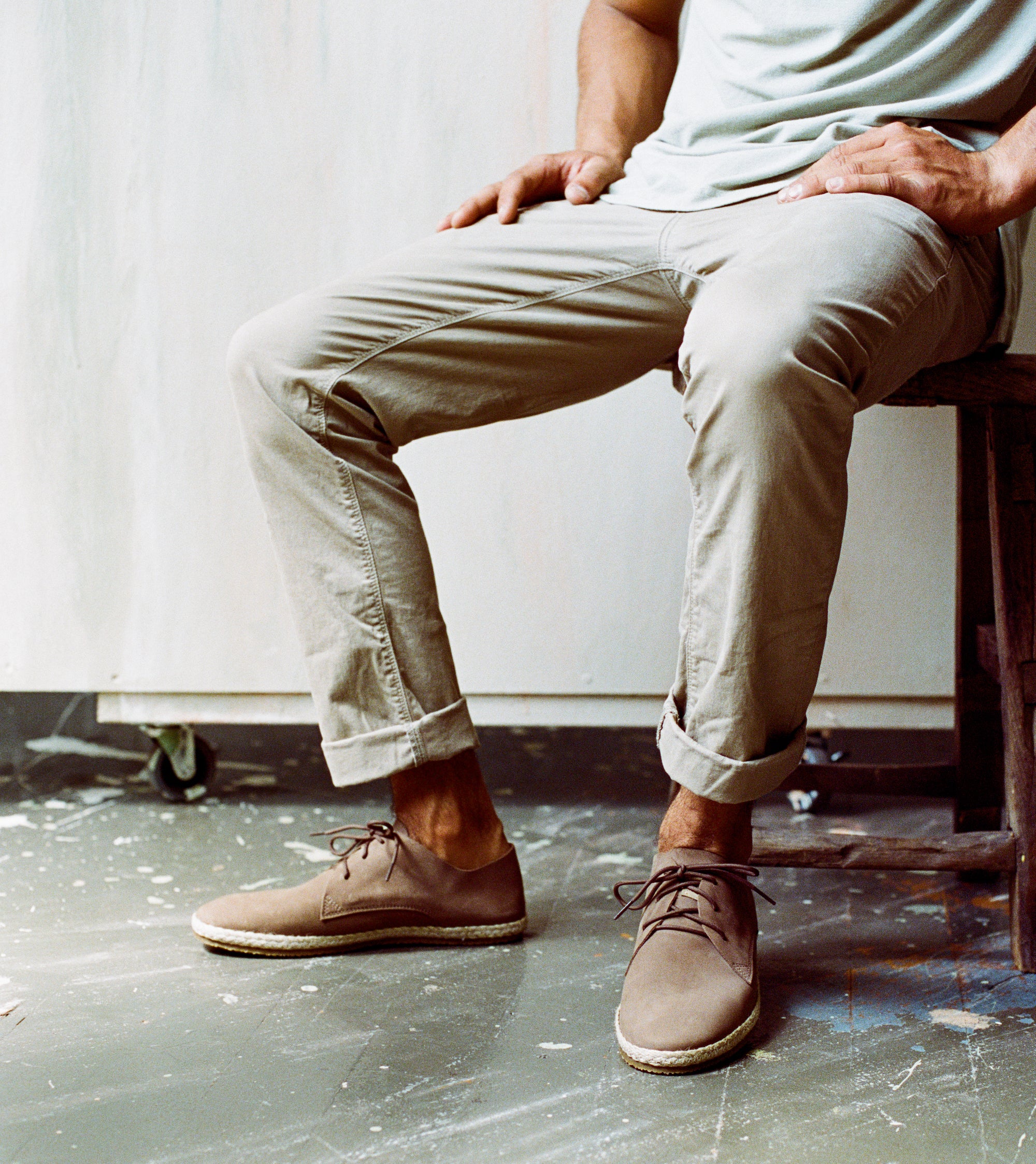 Eco-Friendly Travel Shoes - Cacao Nubuck Nomad | Patara Shoes display picture 1