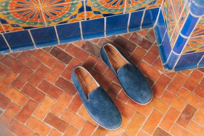 Ocean Blue Smoking Slipper